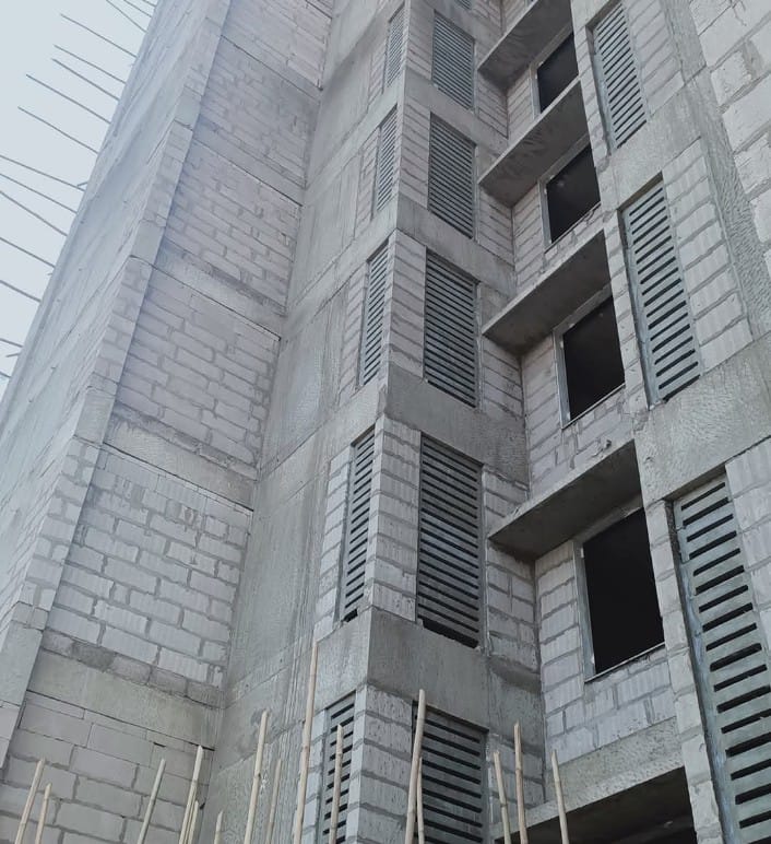 RCC window fence with vertical bars, Concrete RCC window fence design